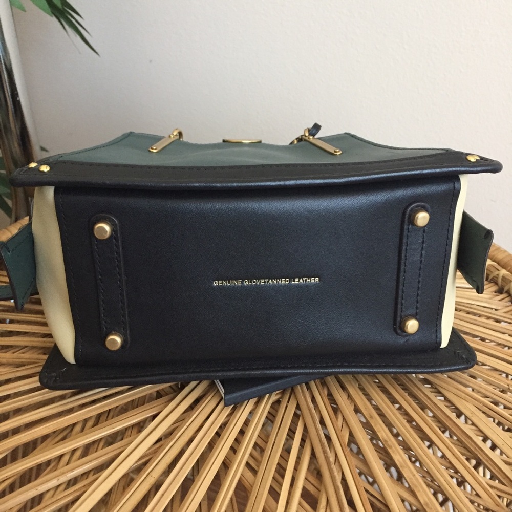 Coach Dreamer 21 Crossbody Bag Color Block Green Mini - Picture 6 of 7